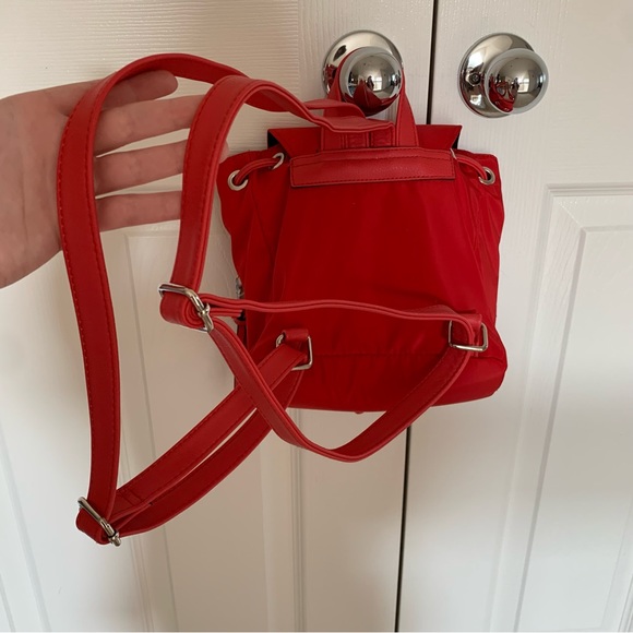 Madden Girl Mini Red Backpack - Picture 3 of 10